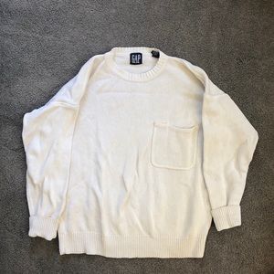 Vintage GAP White 90's Style Sweater